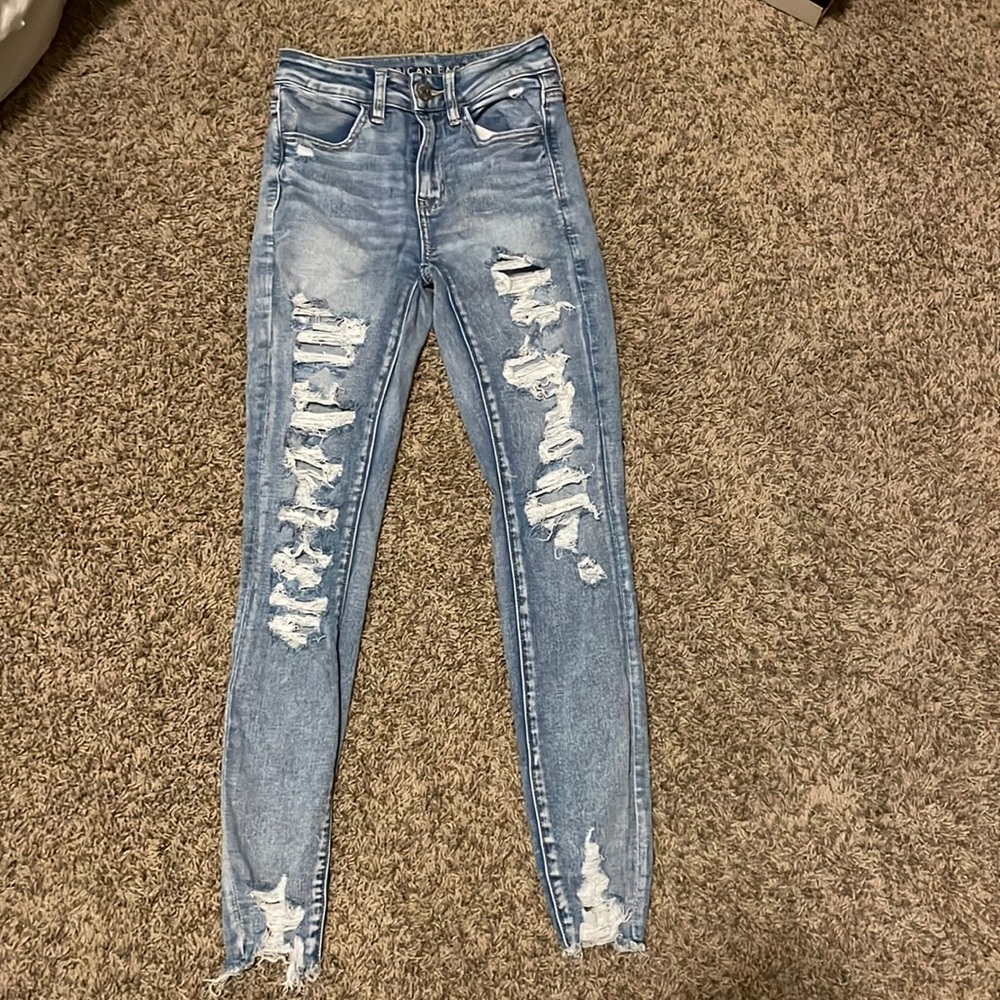 Stretchy skinny jeans